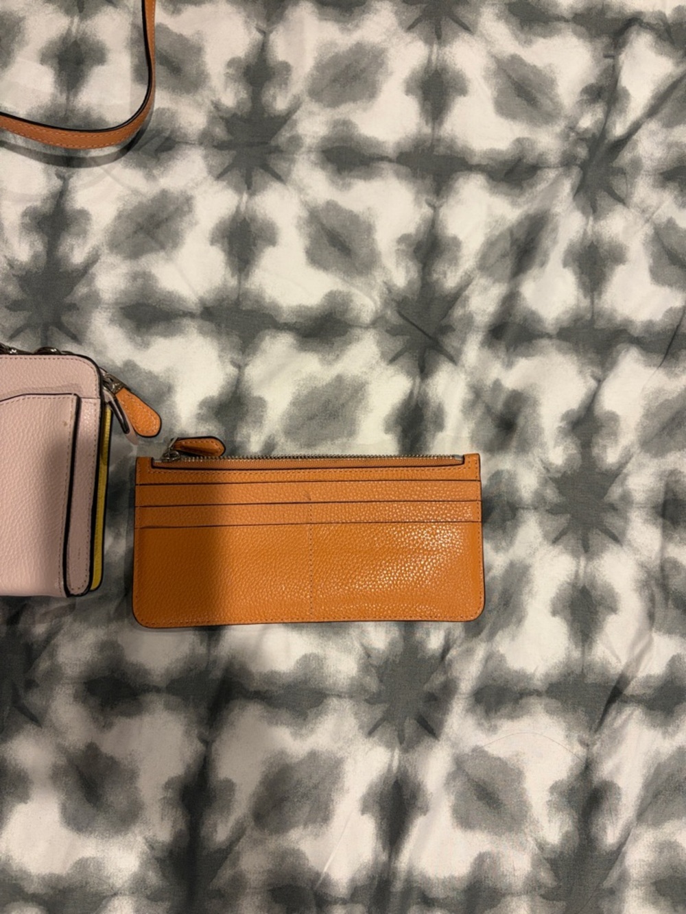 Coach Blush Pebbled Leather Crossbody with Tan Strap with matching wallet - Picture 3 of 6